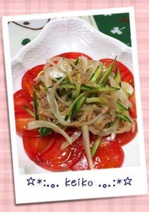 新玉ねぎとツナのサラダ-レシピのメイン写真