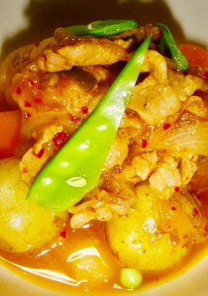 新じゃがいもと新たまねぎの韓国風肉じゃが-レシピのメイン写真