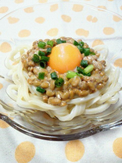 パパっと♪ぶっかけ納豆うどん-レシピのメイン写真