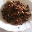 トロミが美味しい、ピリ辛茄子と挽き肉炒め