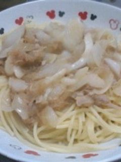 新玉ねぎとツナのポン酢スパゲッティ-レシピのメイン写真