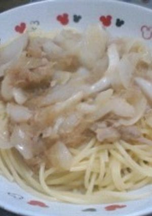 新玉ねぎとツナのポン酢スパゲッティ-レシピのメイン写真