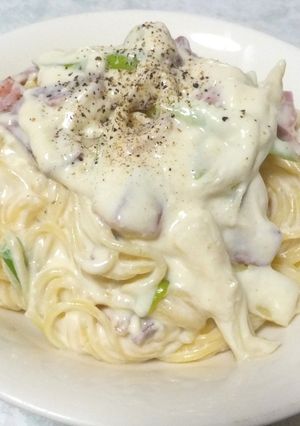 ヘルシー♪まろやか豆腐クリームパスタ-レシピのメイン写真