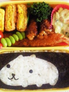 カピバラさん☆キュルッと弁当~のり弁~-レシピのメイン写真