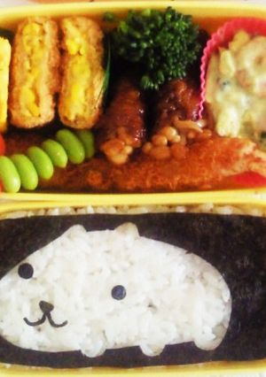 カピバラさん☆キュルッと弁当～のり弁～-レシピのメイン写真