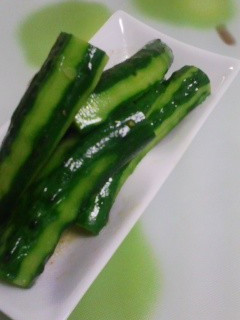 ご飯に♪パリパリきゅうり-レシピのメイン写真