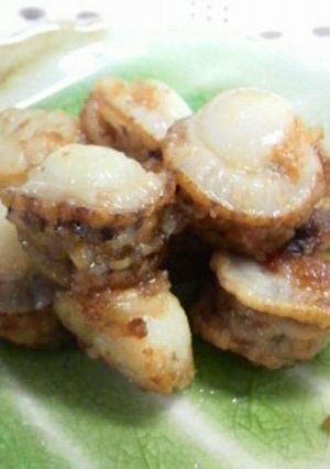 ベビーホタテのバターじょうゆ炒め-レシピのメイン写真