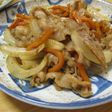 青じそドレッシングで、豚肉野菜炒め