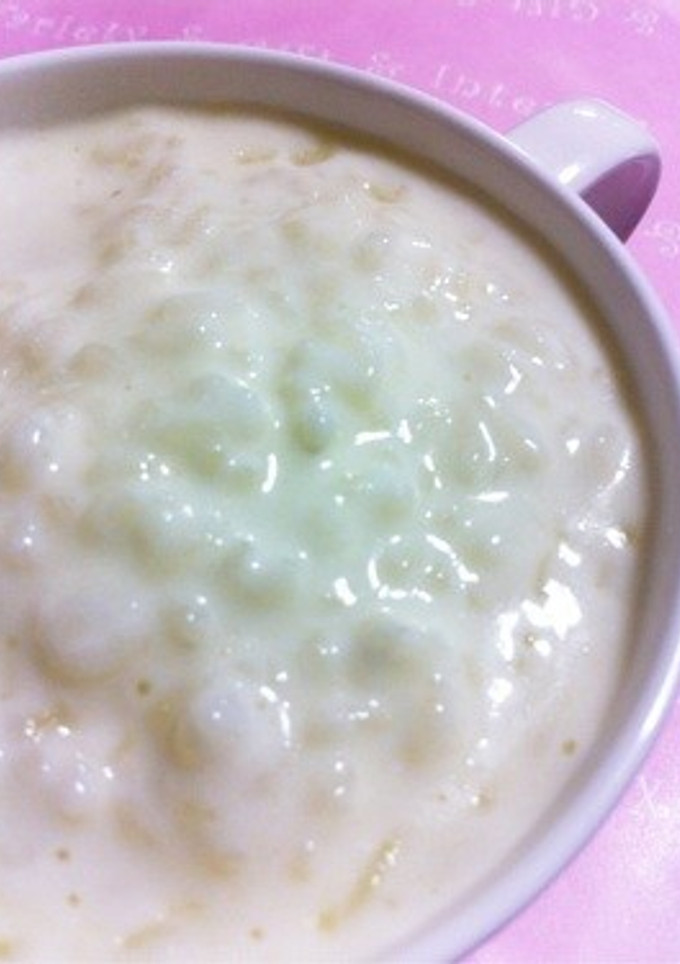 超簡単...15分..丼で作る.牛乳がゆ-レシピのメイン写真