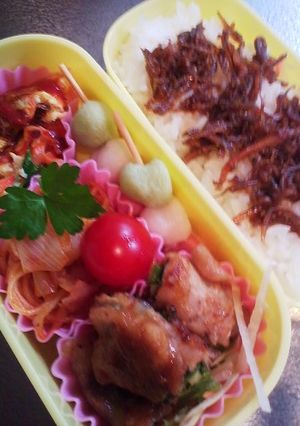 お弁当用♡ぶた肉とアスパラしそチーズ巻き-レシピのメイン写真