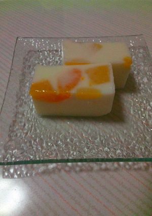 フルーツたっぷり牛乳寒天-レシピのメイン写真