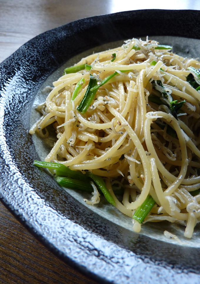 じゃことほうれん草の和風パスタ♪-レシピのメイン写真