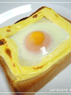 簡単♪目玉焼きマヨトースト♪-レシピのメイン写真
