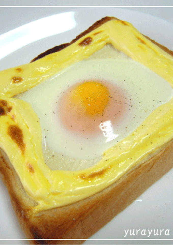簡単♪目玉焼きマヨトースト♪-レシピのメイン写真