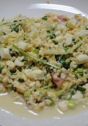 豆腐チャンプル（スマートチーズ入り）-レシピのメイン写真