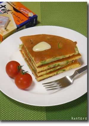 アスパラ☆チーズ☆パンケーキ-レシピのメイン写真