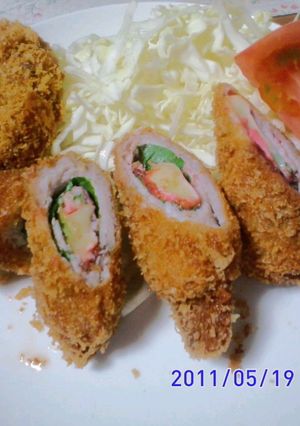 豚肉のチーズ挟み揚げ-レシピのメイン写真