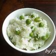 後混ぜでグリーンな豆ご飯♪