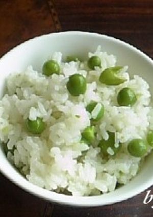 後混ぜでグリーンな豆ご飯♪-レシピのメイン写真