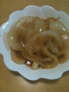 新玉ねぎの麺つゆ炒め煮-レシピのメイン写真
