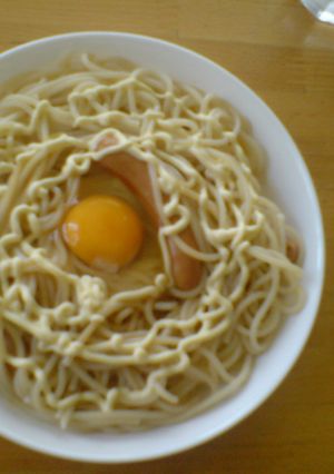 マヨ玉スパ-レシピのメイン写真