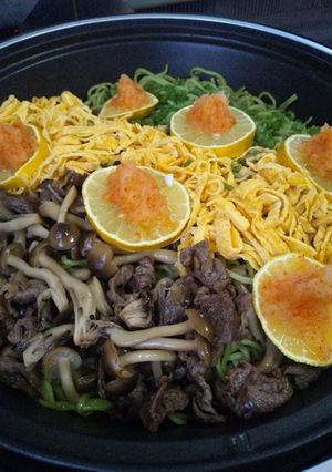 ダイエット!!きのこ瓦そば-レシピのメイン写真