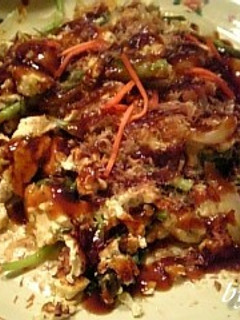 残り野菜とお豆腐でお好み焼き風-レシピのメイン写真