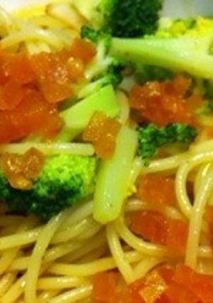 カラスミとブロッコリーのペペロンチーノ-レシピのメイン写真