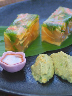 金ごまぽんずでつくる前菜~アボカド豆腐~-レシピのメイン写真
