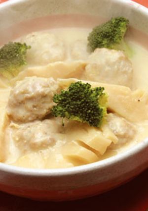 たけのことチキンボールのクリーム煮-レシピのメイン写真