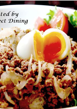 簡単！ご飯にかけるハンバーグ味の挽肉-レシピのメイン写真