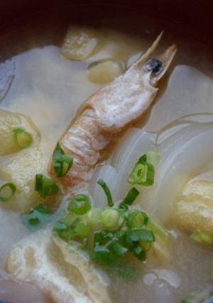 焼海老の味噌汁-レシピのメイン写真