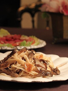 きのこのオイル漬けの冷製パスタ-レシピのメイン写真