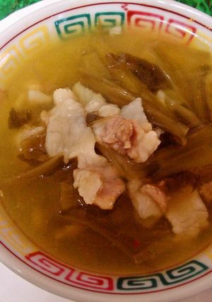 高菜と豚肉のスープ-レシピのメイン写真