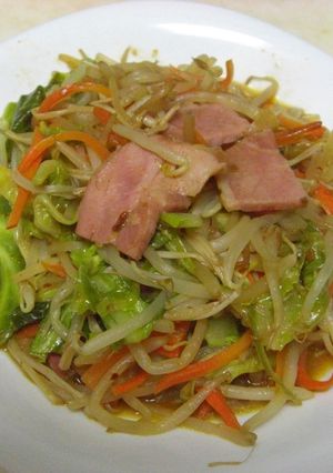 もやしとキノコのカレー炒め-レシピのメイン写真