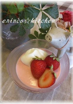 春色✿苺のヨーグルトムース♡♡♡-レシピのメイン写真