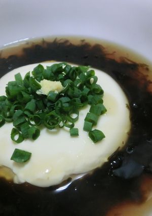 温豆腐のあおさあんかけ-レシピのメイン写真