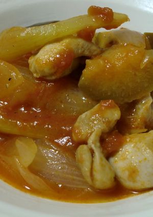 鶏肉と野菜のトマト煮込み-レシピのメイン写真