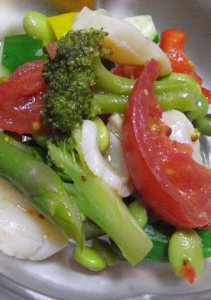 帆立と野菜のマリネ-レシピのメイン写真