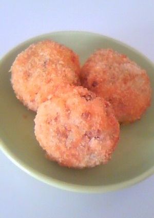 ドライカレーアレンジ～①ライスコロッケ～-レシピのメイン写真