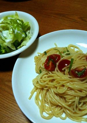 ♪これからの季節に！簡単冷製パスタ♪-レシピのメイン写真