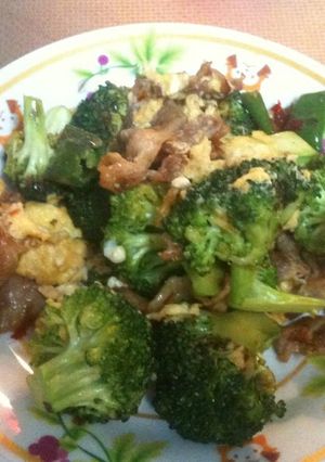 ブロッコリーと豚肉の中華炒め-レシピのメイン写真