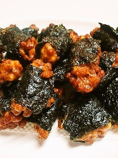 おつまみ・おかずに 簡単 納豆磯辺揚げ-レシピのメイン写真