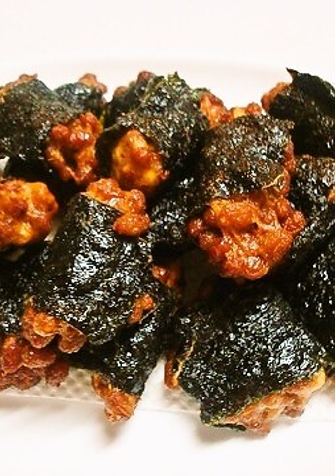 おつまみ・おかずに 簡単 納豆磯辺揚げ-レシピのメイン写真