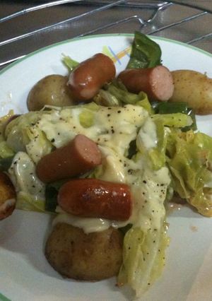 新じゃがとキャベツのチーズ蒸し-レシピのメイン写真