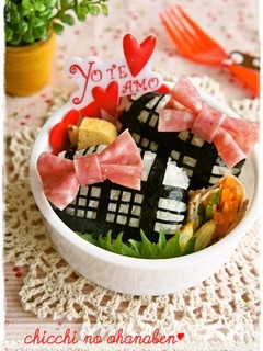 *キャラ弁* チェックのおにぎり♡-レシピのメイン写真