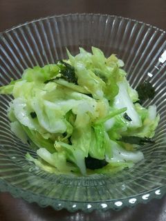 春キャベツの海苔ナムル-レシピのメイン写真