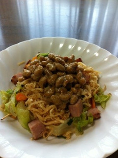 納豆塩焼きそば-レシピのメイン写真