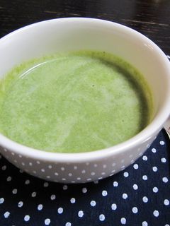 *豆乳で作るほうれん草のポタージュ*-レシピのメイン写真