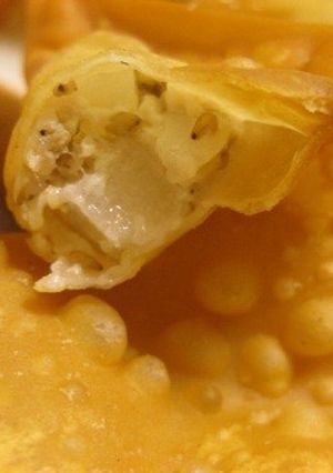 鶏ひき肉と長イモの揚げワンタン-レシピのメイン写真